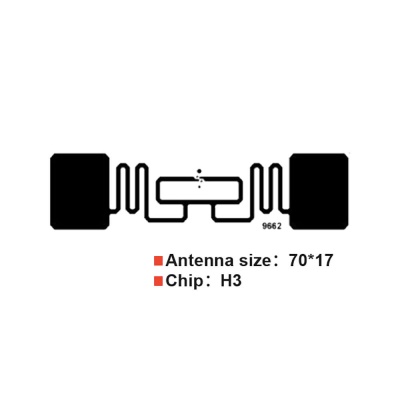 RFID метка UHF самоклеющаяся ALIEN "Short" ALN-9662, H3, 73.5x21.2 мм, ALN-9662