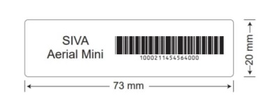 RFID метка UHF самоклеющаяся Syndicate Aerial, NXP UCODE 8, 73x20x0.2 мм
